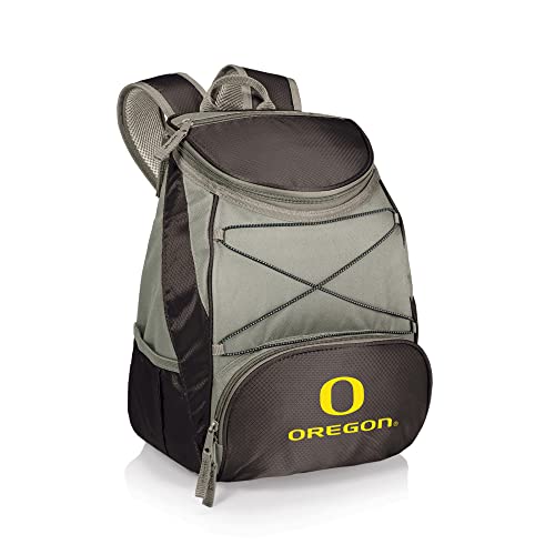 Picnic Time Ncaa Oregon Ducks Ptx Insulated Backpack Cooler, Black With Gray Accents, One Size (633-00-175-474-0) #TOP22