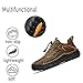 Mens Casual Walking Shoes Leather Oxfords Breathable Fashion Loafers Lightweight Non-Slip Sneakers Khaki 10 US