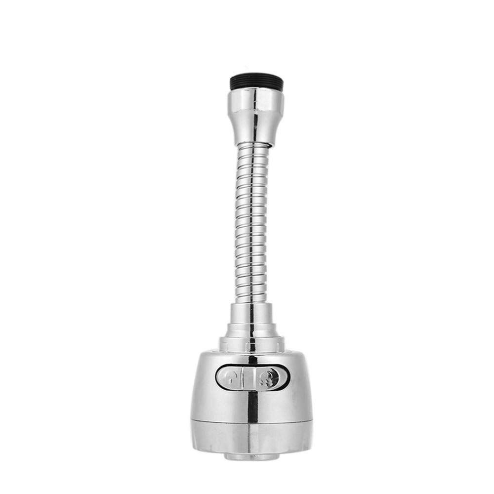 Aerator Faucet Mixer Nozzle for Kitchen 360 Degree Rotatable Spray Head Bubbler Diffuser Kitchen Water-saving Tap Filter Head,Long 2,piece Shower,as shown