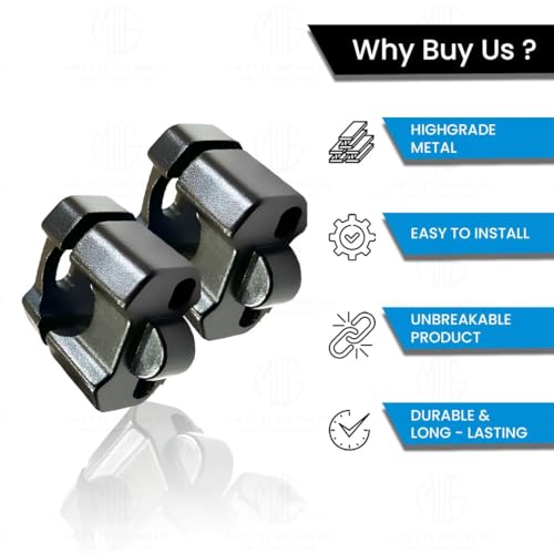 Image of Pro Taper Universal Aluminum Motorcycle Handlebar Risers | Adjustable, Lightweight, Durable, Compatible with Universal Motorbikes