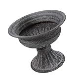 Élégance sur pied : Sa conception en forme de vase sur piédestal met en valeur les fleurs, qu'elles soient fraîches ou artificielles, offrant un support floral raffiné pour étagères, manteaux de cheminée ou tables de mariage