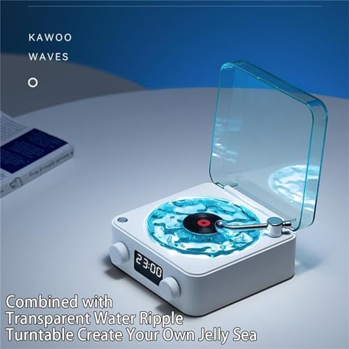 Tocadiscos de vinilo Waves con conexión Bluetooth para un sonido retro claro 6