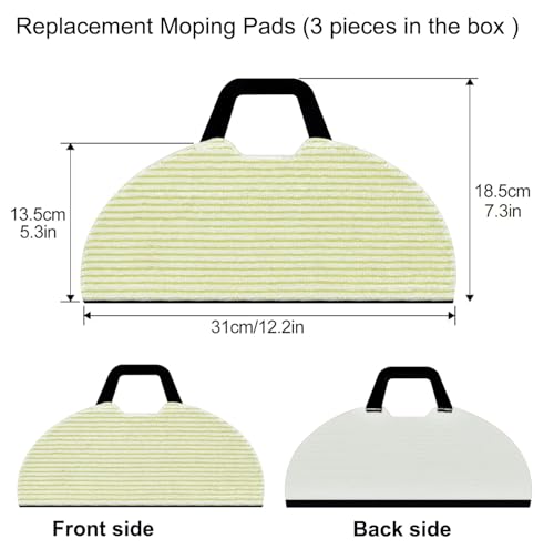 Image of Replacement Parts Accessories for Shark AV2610WA RV2610WA Matrix Plus 2- in-1 Robot Vacuum Cleaner,2 Main Brush,4 Filters,3 Mop Pads,6 Side Brushes,2 Pre Filter,&1 Pre-Motor 2 Foam Filter