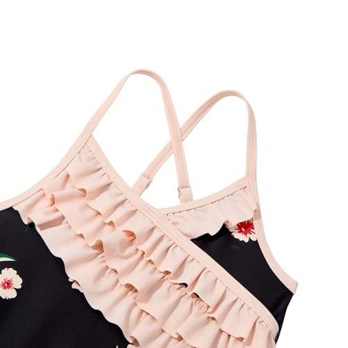 Image of Zando One Piece Swimsuit Toddler Girls 2-10 Years - Sleeveless Cute Swimwear Quick Dry Bathing Suits Summer Beach Wear