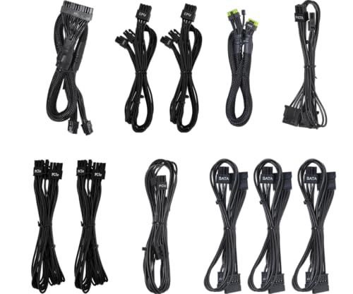 Alimentatore Asrock PG-850G, PSU,850W, 80 Plus Gold/A, 135 mm, modulare, PCI-E 5.1 (12+4pin) x1, PCI-E (6+2 Pin) x3, SATA (5 Pin) x9 - Alimentatore - Immagine 3