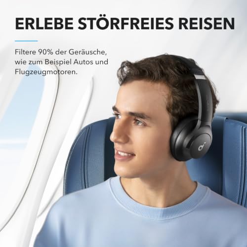 Soundcore by Anker Q20i kabelloser Bluetooth Over-Ear-Kopfhörer – Ansicht 2