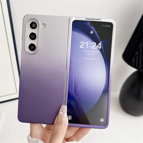Housse Samsung Z Fold 5 4 3 5G antichoc mince violette