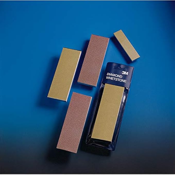 Cubitron II 3M Flexible Diamond Whetstone 6220J, 6' Length x 2' Width, M40 Grit, Yellow (Pack of 5)