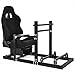 Dardoo F1レーシングシミュレーターコックピット6030アルミニウムプロフィールスタンド、ゲーミングシート付き、Logitech/Thrustmaster/Fanatec GPRO CSLDD T818対応