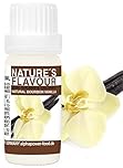 Aroma alimentare - Estratto naturale di Vaniglia Bourbon del Madagascar al 100% I Aromi per caffe, gelato, acqua, dolci, Pasticceria I Gocce aromatizzanti senza calorie, Flavdrops