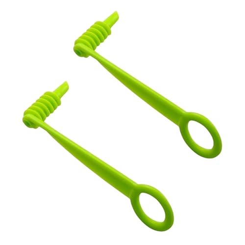 2 pezzi verde spirale affettaverdure, taglierina manuale a spirale vite affettatrice patate carota cetriolo verdure coltello a spirale accessori da cucina strumenti bello e pratico pelapatate