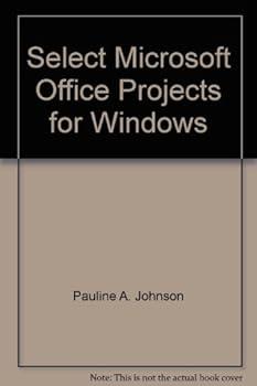 Paperback Select Microsoft Office Projects for Windows Book