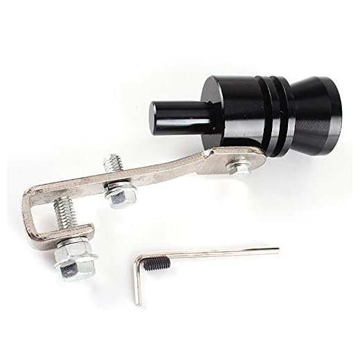 MATIRTFH Car Turbo Whistle Universal Aluminum Car Turbo Sound Exhaust Muffler Pipe Whistle Muffler Sounder Simulator for All Vehicles Models-L
