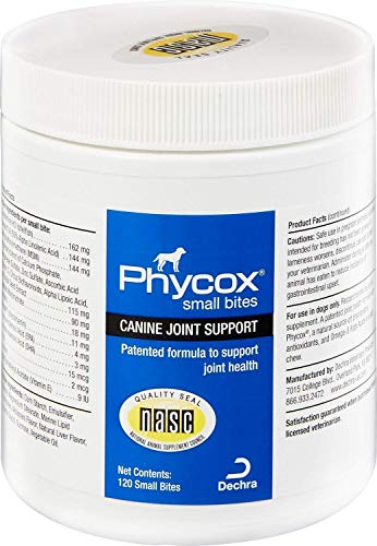 Phycox Small Bites Soft Chews Joint Support Dog Supplement, 120 Count