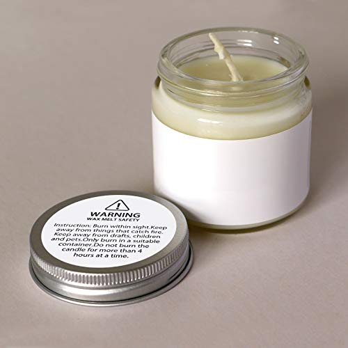 Willbond Candle Warning Stickers Candle Jar Container Labels Wax Melting Safety Stickers, 1.2 Inch Circles (520) #TOP6