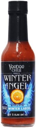 Voodoo Chili Winter Angel Hot Sauce made with Samuel Adams Winter Lager Beer - (3 Pack)