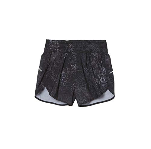 All in Motion Women's Mid-Rise Run Shorts 3" (Jet Black, XXL)