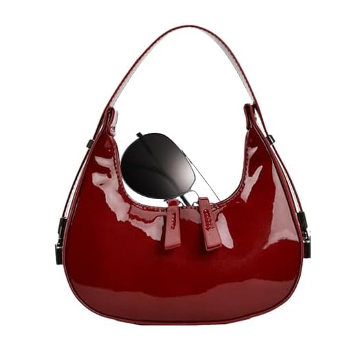 Bolso De Mano Hobo Para Mujer,Bolsos Hobo De Cuero Impermeables Para Ocasiones Informales Y Formales - Bolsos De Hombro Con Asa Para Ocio, Compras, Fitness, Trabajo, Extrovertido, Deportes