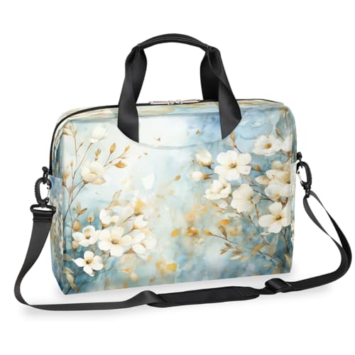 Maletín para portátil 15.6 pulgadas con diseño floral acuarela miniatura 1