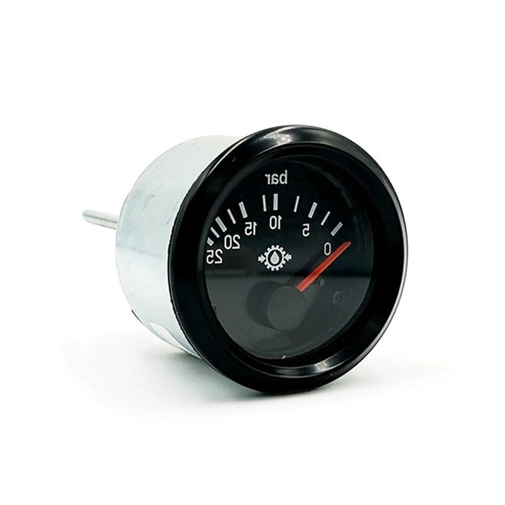 52 mm -Öldruckmesser, passend for 0–25 bar 12 V Generatorteile, Autobagger, technisches Fahrzeugzubehör