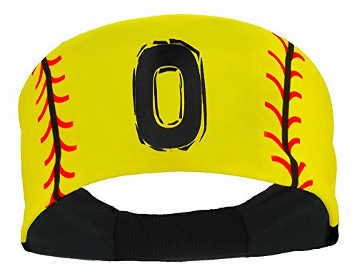 MadSportsStuff Softball Headband for Girls with Jersey Number (Numbers 00-39)