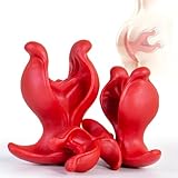 Leyuye Analplug für Männer Frauen XXL Analdildos Analdilatator Analspielzeuge Weiches Silikon Buttplug mit T-förmiger Basis Groß Prostata G-Punkt Vaginal Anal Butt Plug Sexspielzeug für Paare (S+M+L)