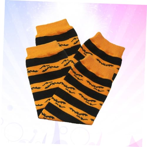 1pair Bat Pattern Warm Knee Socks for Boys and Girls Protective Stockings for Boys and Girls for Parties and Everyday Wear Stylish Socks for Comfort and Warmth2