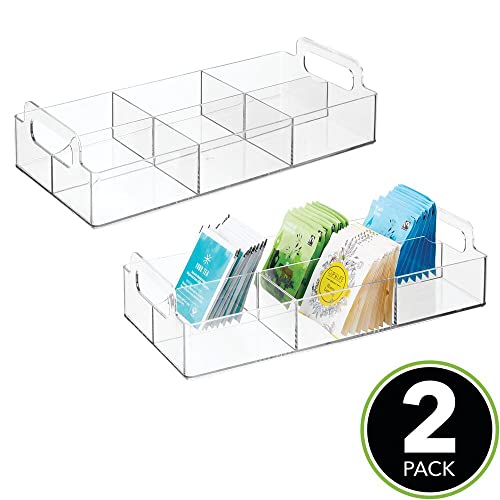 MDesign Set da 2 organizer cucina con manici e 6