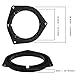 The Lord of the Tools 2-teiliger Lautsprecher Adapter Ersatz, Kompatibel mit Toyota Avalon Corolla Highlander Prius RAV Solara Tacoma, Schwarzer Abstandshalter-Adapterring 6.5 Zoll