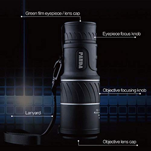 Amazon.co.jp: ZLININ 単眼鏡 Panda単眼望遠鏡ウルトラクリアBAK4