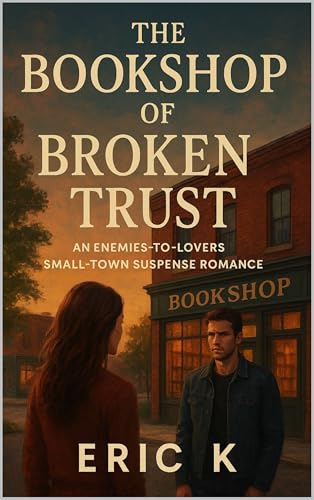 The Bookshop of Broken Trust : An Enemies-to-Lovers Small-Town Suspense Romance (English Edition)