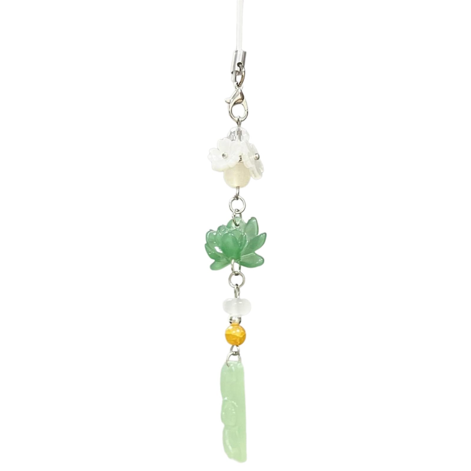 NEWFT Sparkling Pendant Multifunctional Flower Phone Chain for Women Girls Pendant for Keychain Bag