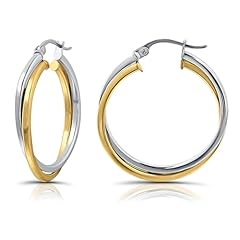 25mm - Two-Tone Yellow Gold