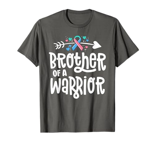 Family Thyroid Cancer Awareness Shirts Brother Of A Warrior Camiseta