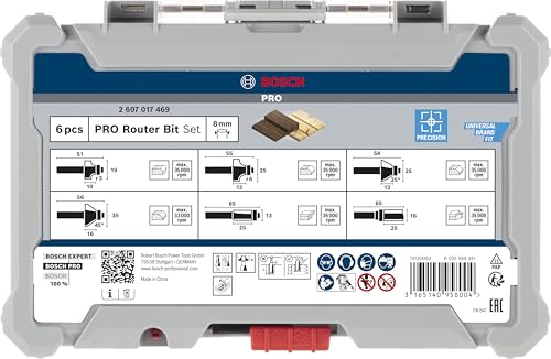 Bosch Coffret Fraises à araser 6 pièces - vue 7