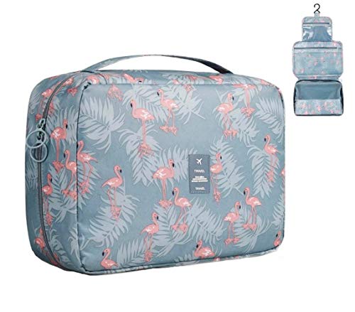 Preisvergleich Produktbild Vakki Kulturbeutel, wasserdicht, Kosmetiktasche, Organizer, tragbare Kulturtasche für Damen und Mädchen