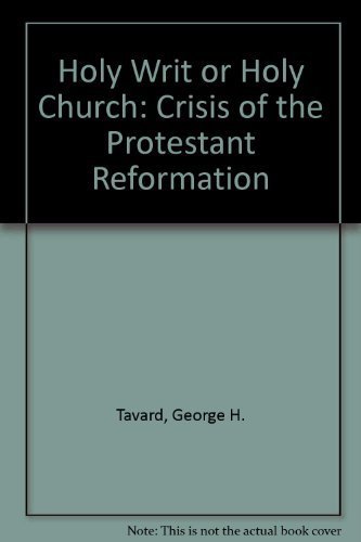 Buy Holy Writ or Holy Church — BookShops.in
