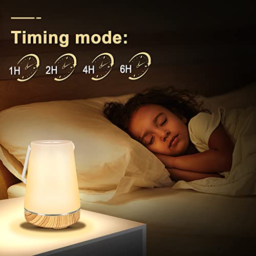 bnehhov lampe de chevet veilleuse enfant 13 couleurs rgb lampe led nuit tactile usb rechargeable lampe de table portable télécommande lampes de chevet minuterie pépinière lamp rouge sos lampe