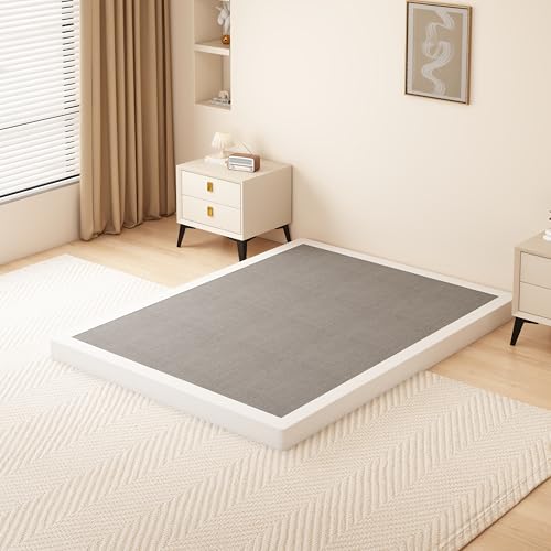 DORITRON 3 Inch Low Profile Box Spring Queen 3000lbs Heavy Duty Queen Size Box Spring Bed Base Metal Mattress Foundation Easy Assembly Noise Free