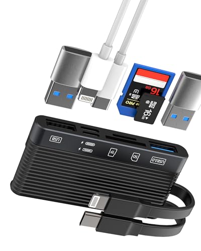 Lecteur flash drive Lightning Type C et adaptateur clé USB