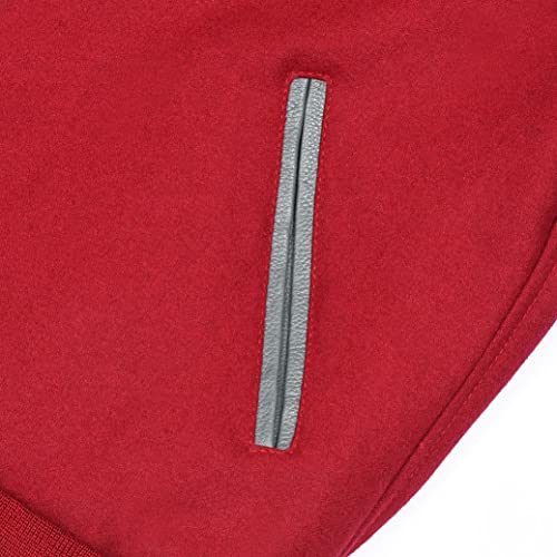Image of Varsity Jacket Baseball Letterman Jacket- Wool and Leather Premium Quality Unisex Basketball Jacket
