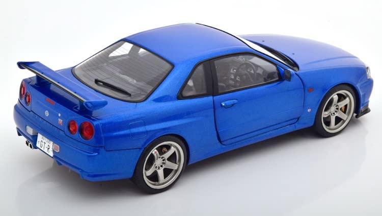 Amazon | ソリド 1/18 日産 スカイライン GT-R R34 1999 ブルー