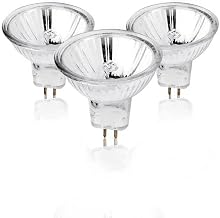 Kit 3 Lâmpadas Dicróica Mr16 Bipino 50w 12v 01394