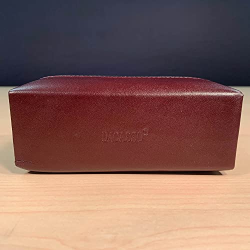 Dacasso Burgundy Leather Letter Holder #TOP3