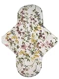Wilde Maiden Co. 10in Handmade Reusable Pad, Reusable Sanitary Napkin, Floral Print