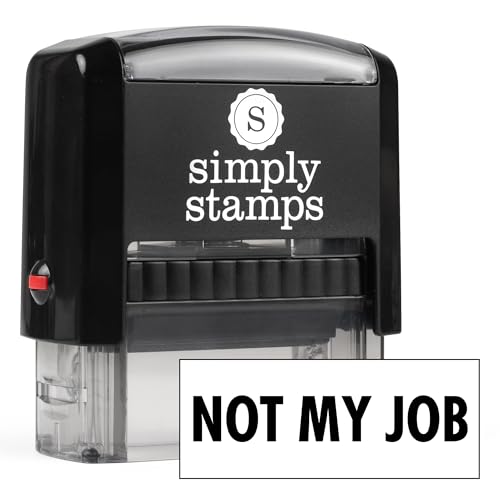 Not My Job Office Stamp | 4 Different Sizes | 20 Designs | Multiple Color Options | Perfect for Quick Validation of Office Documents (Not My Job, Medium)