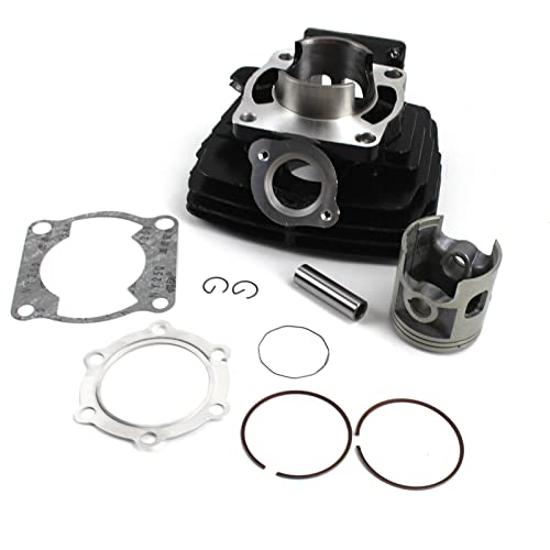SINOCMP Cylinder Piston Gasket Top End Rebuild Kit for Yamaha DT175 Engine 1979-81 Spare Parts(66mm)