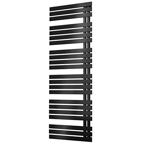 Schulte H02416960 57, designradiator Breda, 169 x 60 cm, 838 Watt, aansluiting aan de onderkant, antraciet, design…