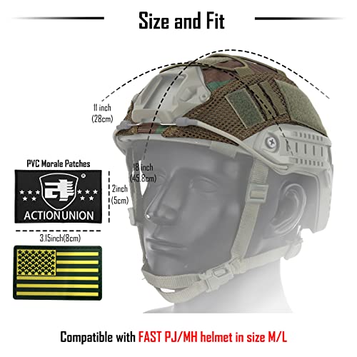 Actionunion Fast Helmet Cover Tactical Multicam Helmet Cover For Airsoft (Wl Color) #TOP3