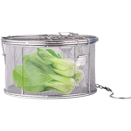 Panier alimentaire - Plateau à collations | Panier à nourriture réutilisable | Panier à saumure en acier inoxydable | Panier à passoire pour condiments de...